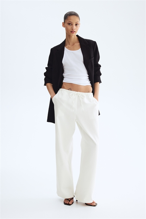 Джинсовые брюки на шнурке артикул 1324501002