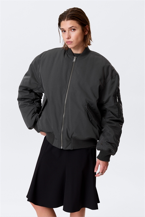 Куртка-бомбер из саржи Oversized артикул 1292002001