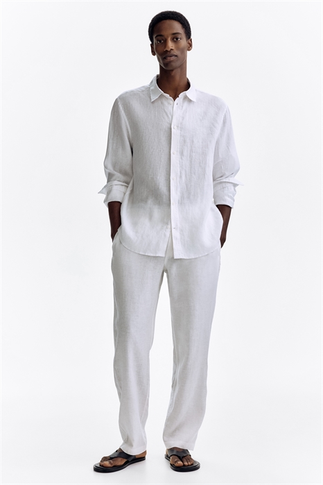 Льняные брюки Regular Fit артикул 1253406005