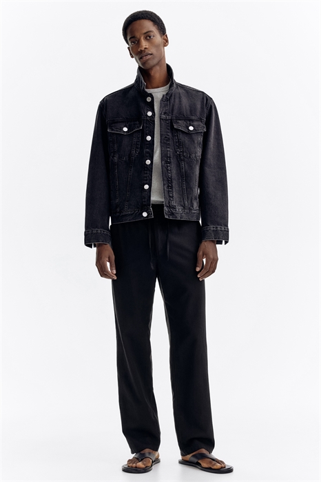 Брюки Regular Fit из льняной смеси артикул 1253401002