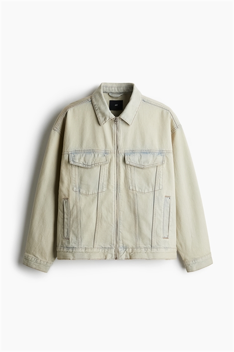 Джинсовая рабочая куртка свободного покроя артикул 1262273001