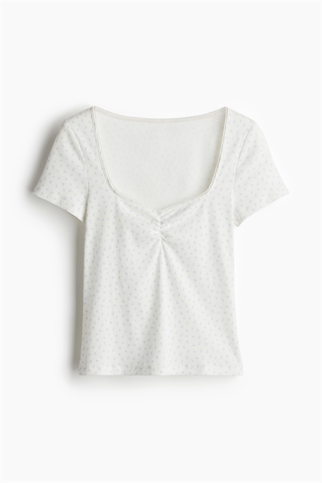 Футболка с отделкой пико артикул 1272517005