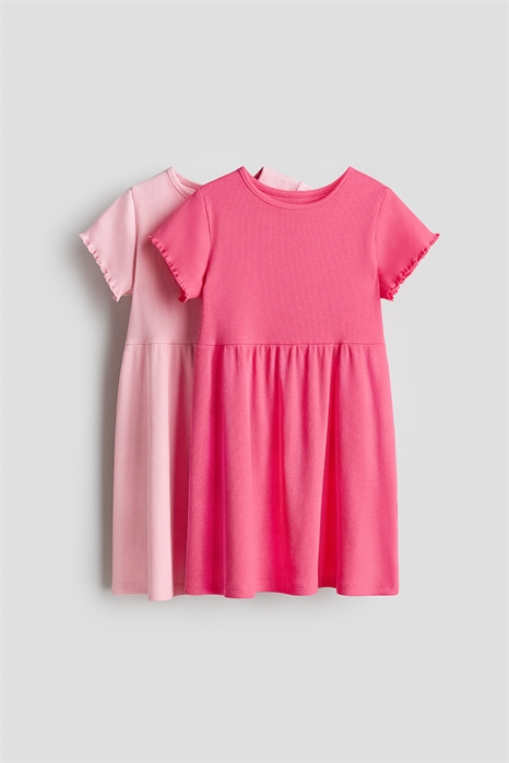 2-пакетные хлопковые платья в резинку артикул 1332397001