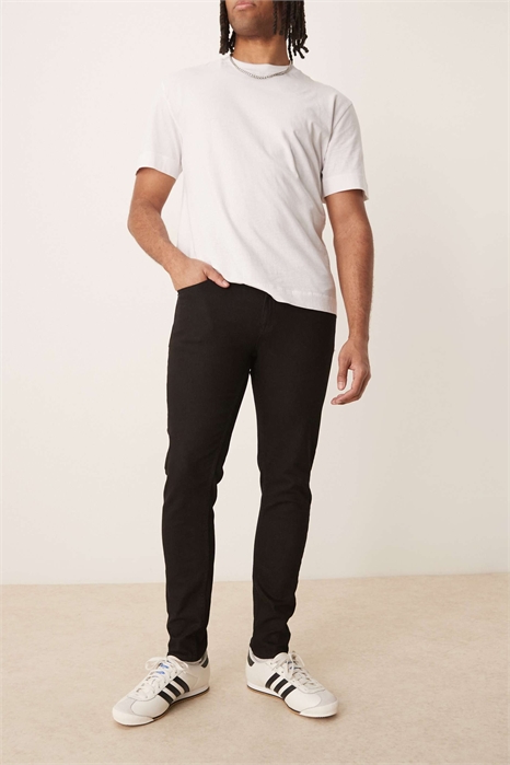 Джинсы с зауженным кроем артикул 138803792