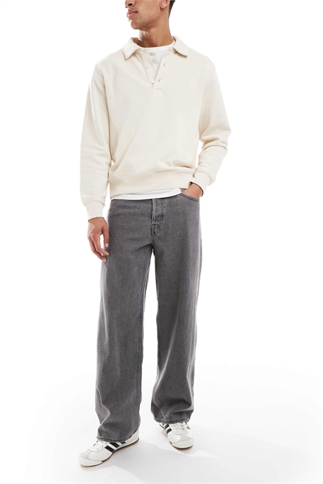 Джинсы Dave супер-багги серого цвета артикул 148852659