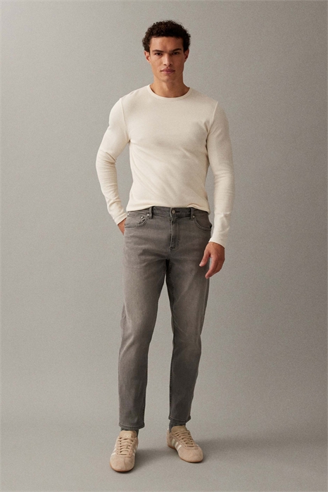 Джинсы с зауженным кроем артикул 149853991