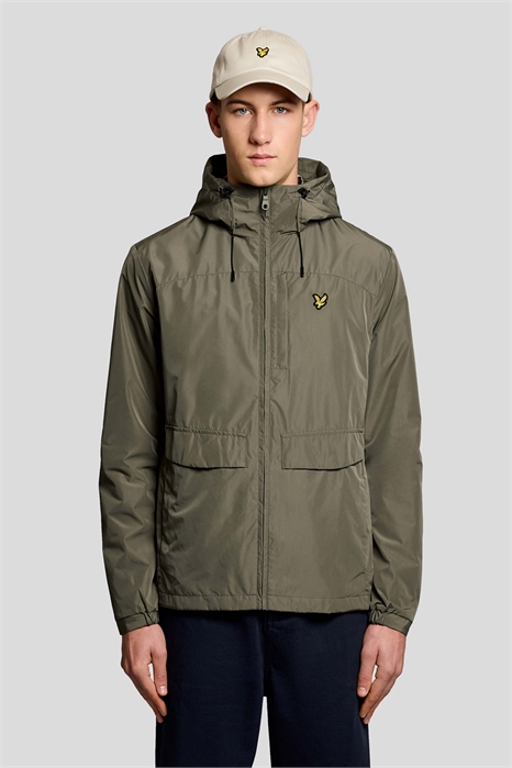 Легкая куртка с капюшоном на молнии артикул 156051786