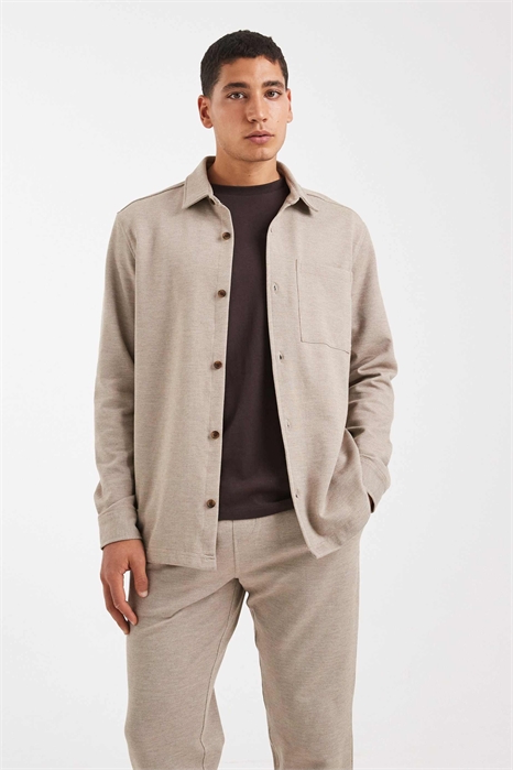 Рубашка-куртка из пике co-ord артикул 151527726