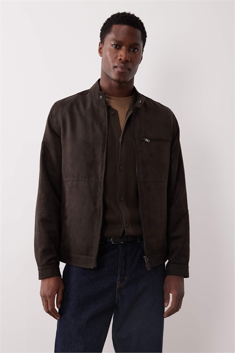 Куртка-косуха из искусственной замши артикул 155226509