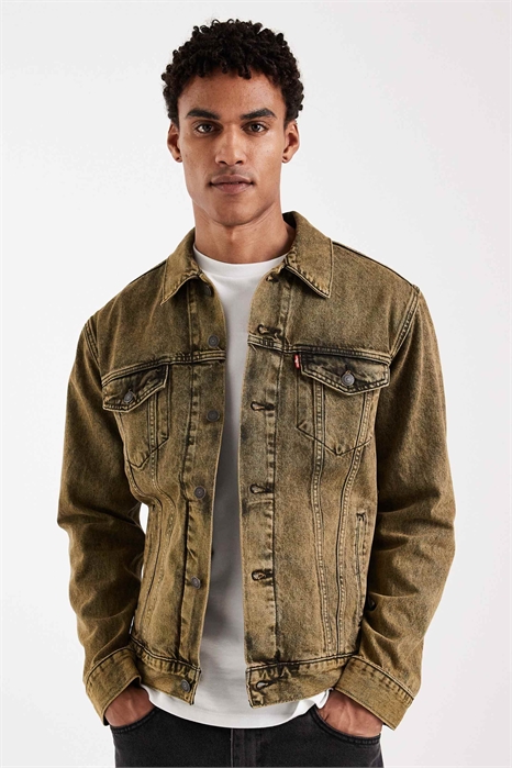 Джинсовая куртка в стиле «тракер» артикул 150150738