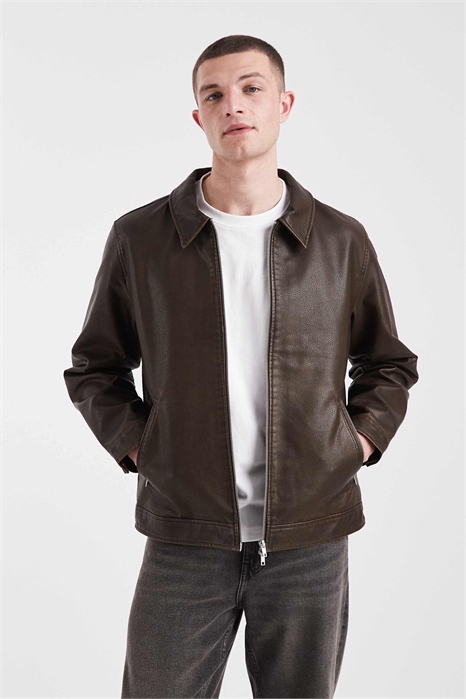 Куртка из искусственной кожи артикул 153909315