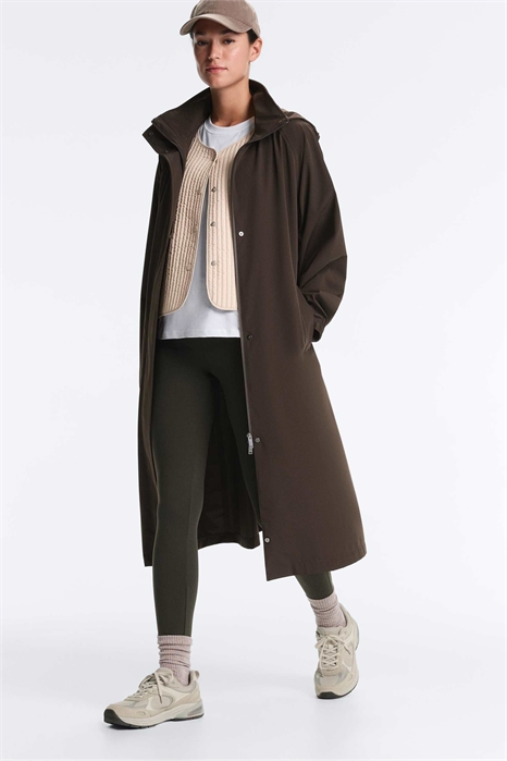 Длинная сверхлегкая куртка с водонепроницаемостью 10 000 мм артикул 156236824