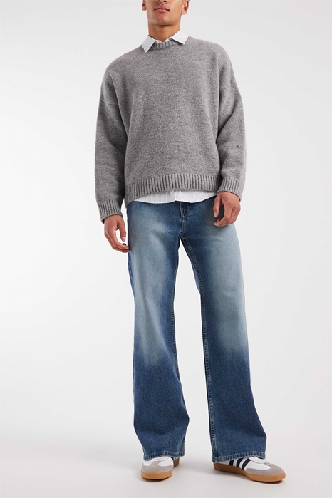 Джинсы с 5 карманами и очень свободным кроем артикул 155057895