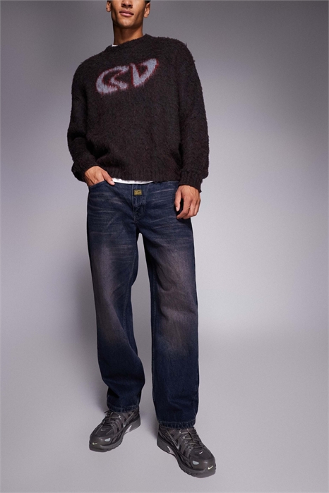 Джинсы свободного кроя Aape by A Bathing Ape артикул 150152319