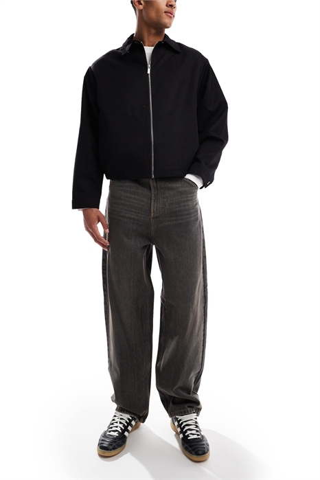 Джинсы X001 с асимметричным кроем и акцентами на швах артикул 148998456