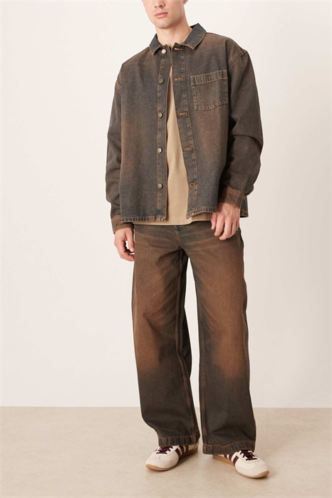 Джинсы с зауженными брючинами артикул 149589651