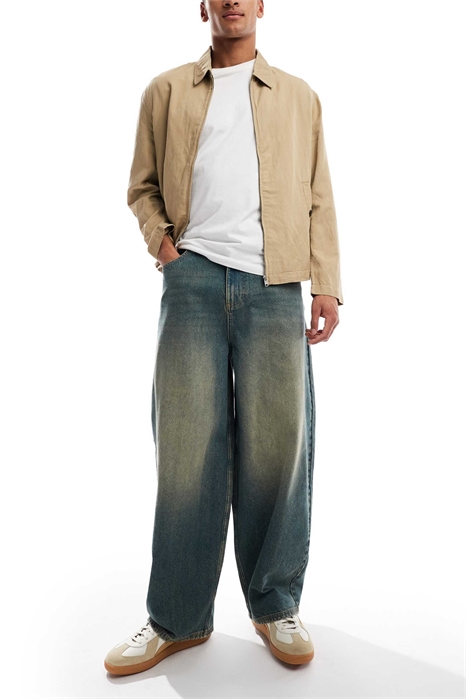 X006 Джинсы XL с широкими брючинами артикул 148998446