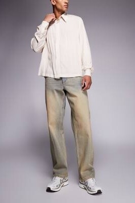 Джинсы свободного кроя артикул 151871319