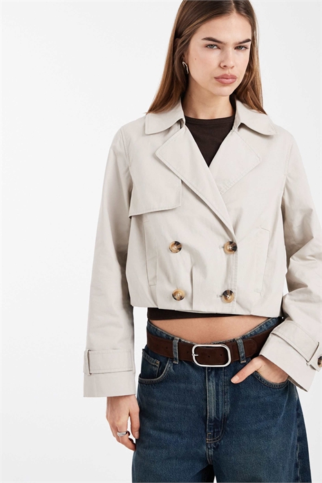 Укороченный тренч артикул 155322996