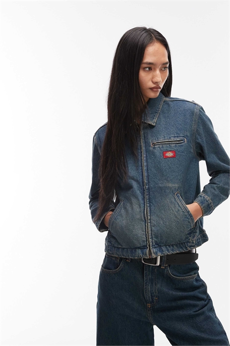 Джинсовая куртка-пиджак артикул 154606382