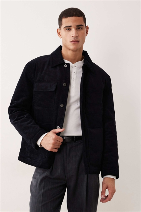 Хлопковая рубашка-куртка артикул 151560462