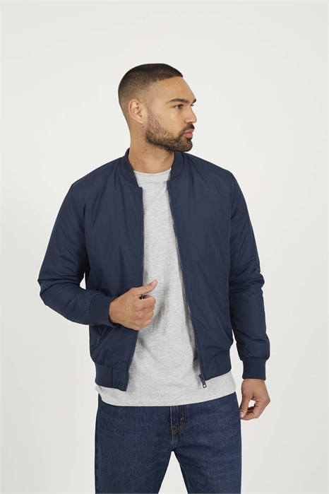 Куртка-бомбер без воротника на молнии артикул 153063076