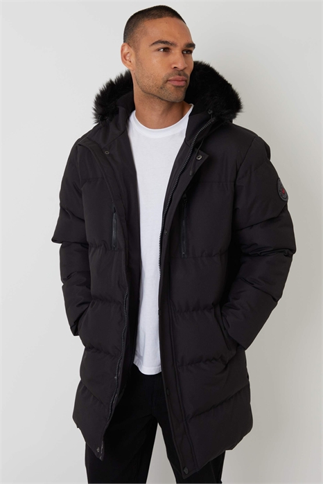 Стеганая парка длинной длины с защитой от дождя артикул 151679320