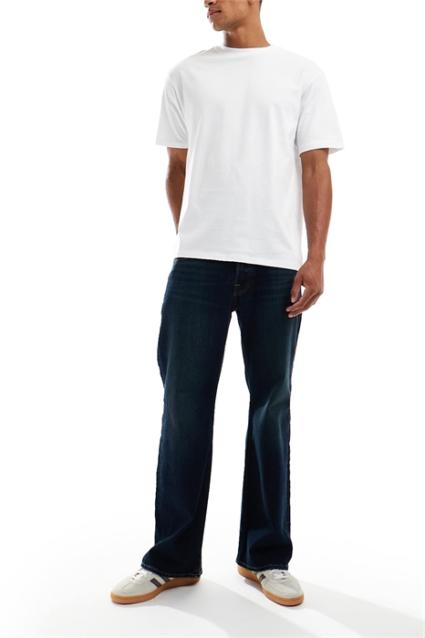 Джинсы с расклешенными брючинами артикул 150325758