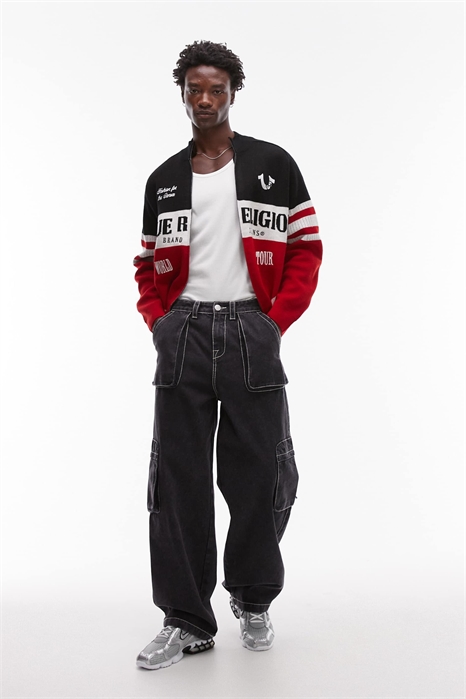 Джинсы-карго свободного кроя Big T артикул 149853107