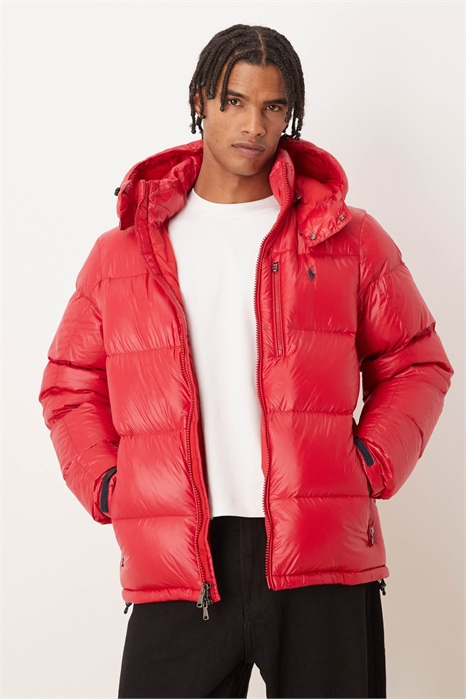 Пуховая куртка с логотипом Gorham, с высоким блеском и утепленная артикул 148262122