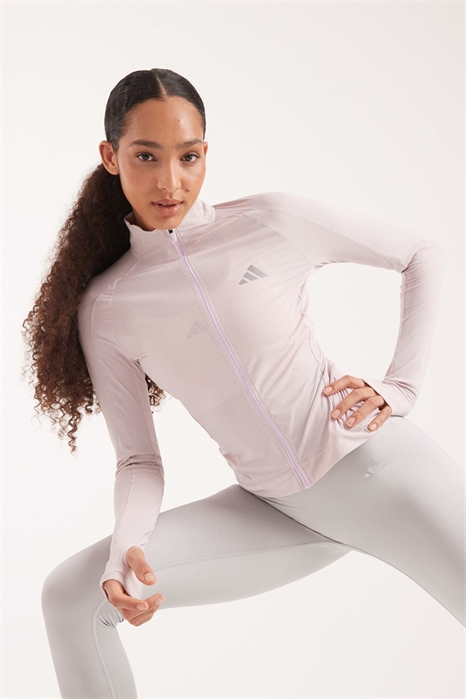 Сезонная женская беговая куртка Adi365 цвета «ледяная лаванда» артикул 153897621