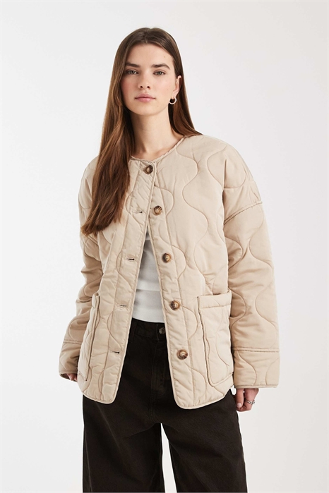 Бомбер с стеганым передним карманом цвета лука артикул 153367972