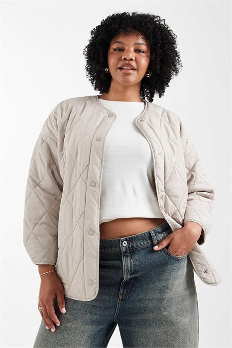 Легкая стеганая куртка Pieces Curve артикул 153489397