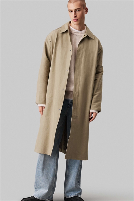 Пальто из хлопка и нейлона артикул 140479897