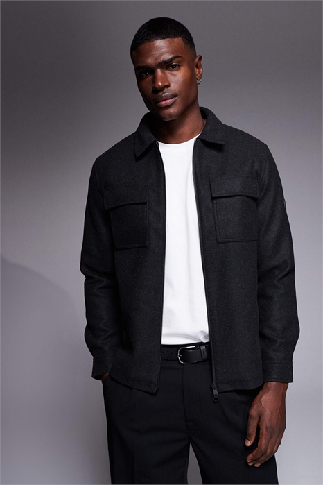 Рубашка Walken цвета угольного артикул 153116590