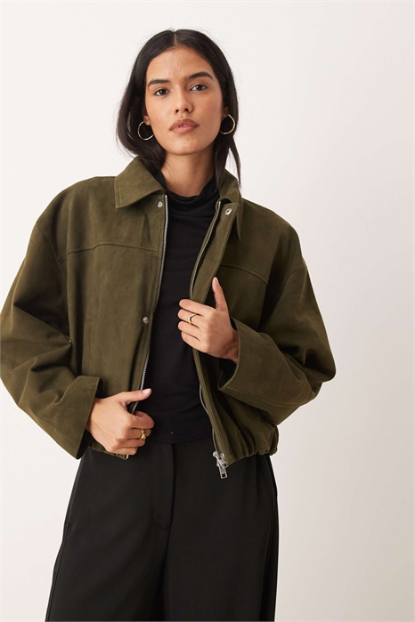 Куртка из замши артикул 152002743