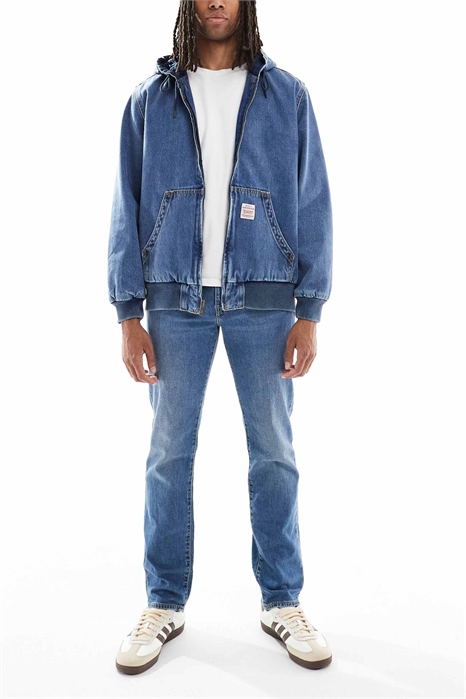 511 узкие джинсы средней отбелки артикул 142088959