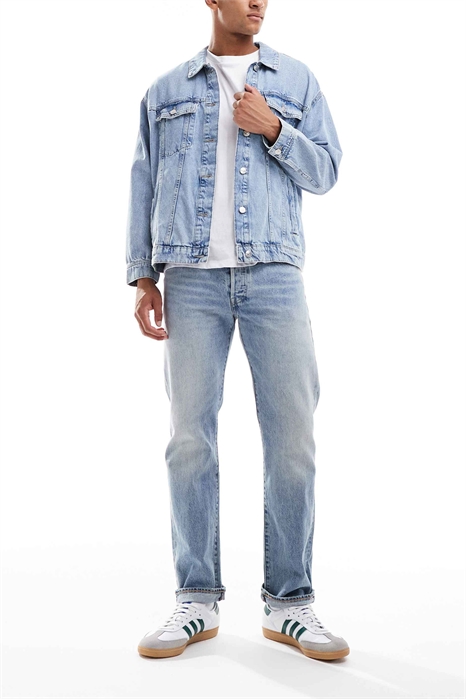 Джинсы 501 с прямым кроем и оригинальной кромкой артикул 142088942