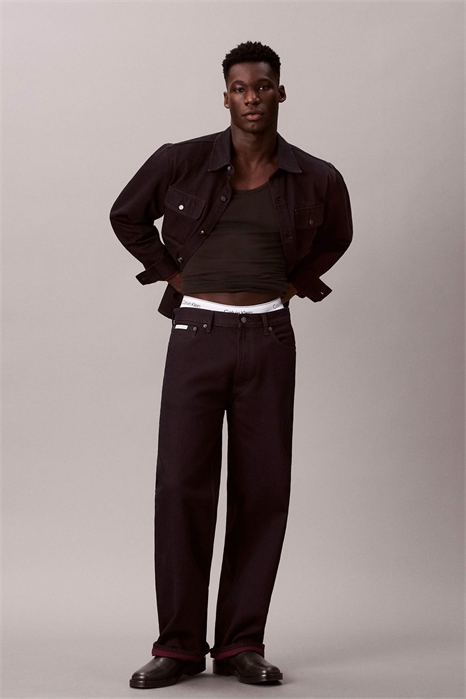 Джинсы свободного кроя с широкими брючинами артикул 148521470