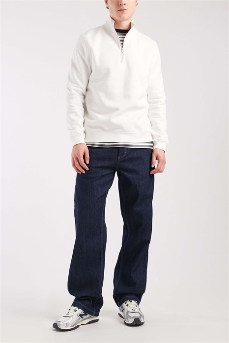 Рабочие джинсы-кэрпентер с широкими брючинами артикул 154272334