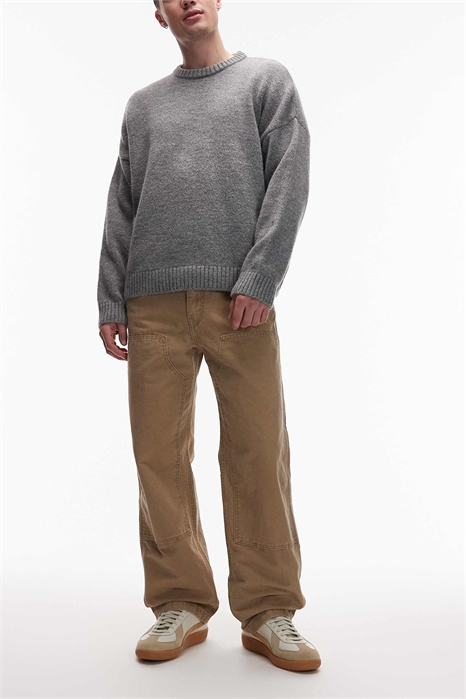 Рабочие брюки 568 свободного кроя с прямыми брючинами и двойными наколенниками артикул 149834119