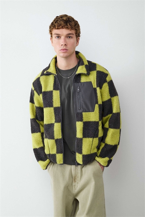 Флисовая куртка зеленого цвета артикул 155494574