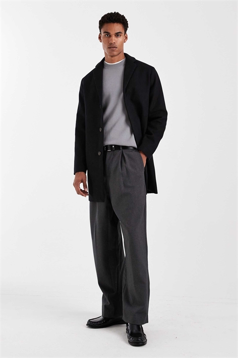 Пальто из смешанной шерсти артикул 152762383