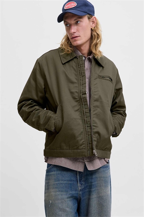 Куртка-авиатор цвета «оливковая ночь» артикул 154817428