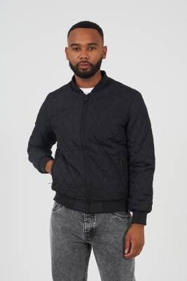 Бомбер с ромбовидной стежкой артикул 153064103