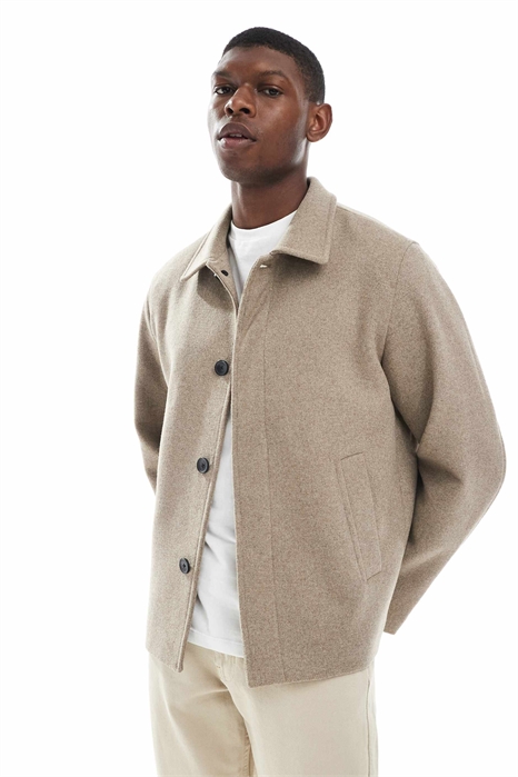 Прямолинейный пиджак из смешанной шерсти артикул 148489100