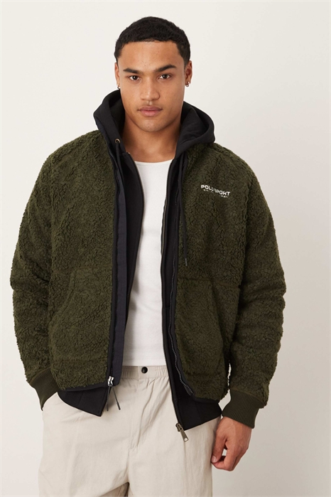 Спортивная куртка-борг с логотипом в виде флага, унисекс артикул 148292294