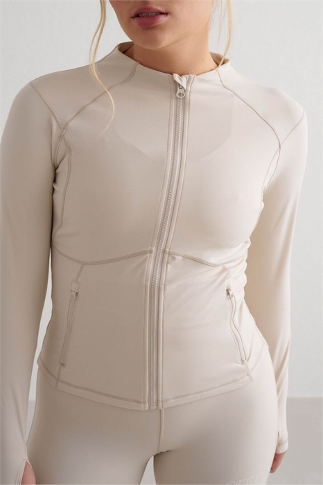 Куртка на молнии с лепными элементами из глины артикул 154021656