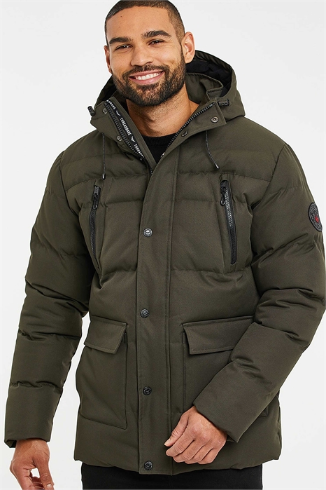 Утепленная куртка с капюшоном, защищающая от дождя артикул 151350496