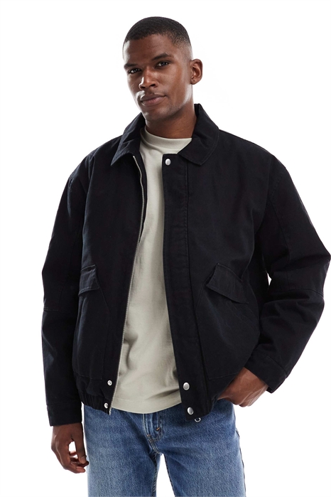 Бомбер с эффектом потертости артикул 147971535